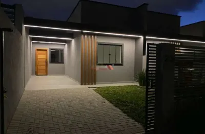 Casa em condomínio fechado com 3 quartos à venda na rua arthur hasselmann, fazenda velha, araucária, 65 m2 por r$ 440.000