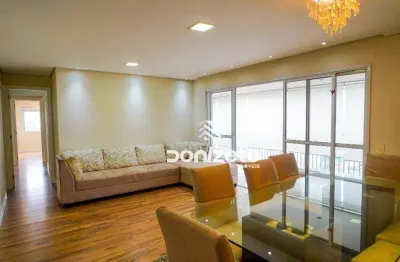 Apartamento para alugar, 133 m² por r$ 11.986,00/mês - jardim - santo andré/sp