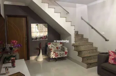 Sobrado com 2 dormitórios à venda, 160 m² por r$ 650.000,00 - campestre - santo andré/sp