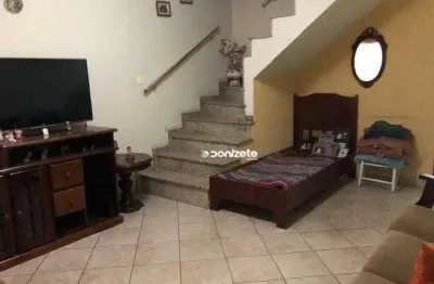Sobrado com 3 dormitórios à venda, 90 m² por r$ 650.000,00 - campestre - santo andré/sp