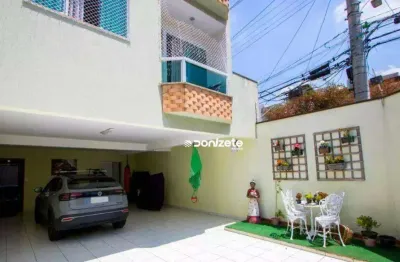 Sobrado com 3 dormitórios, 260 m² - venda por r$ 1.170.000,00 ou aluguel por r$ 6.691,01/mês - campestre - santo andré/sp