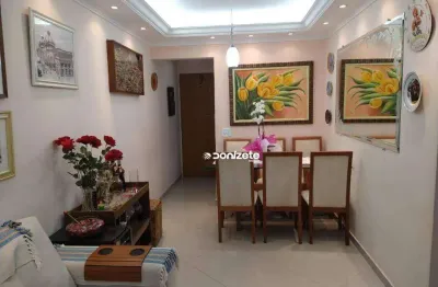 Apartamento com 2 dormitórios à venda, 56 m² por r$ 345.000,00 - vila valparaíso - santo andré/sp