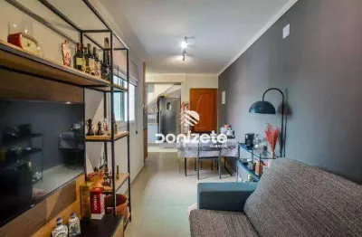 Cobertura com 2 dormitórios à venda, 104 m² por r$ 595.000,00 - campestre - santo andré/sp