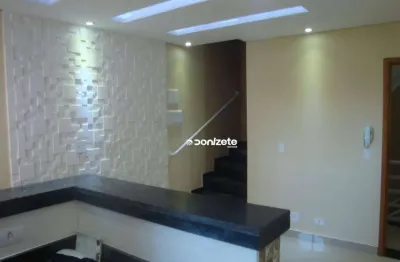 Cobertura com 2 dormitórios à venda, 120 m² por r$ 530.000,00 - vila tibiriçá - santo andré/sp