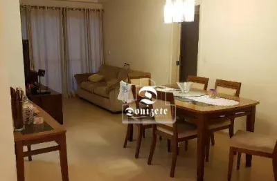 Apartamento com 3 dormitórios para alugar, 110 m² por r$ 4.350,00/mês - vila valparaíso - santo andré/sp