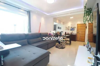 Cobertura com 3 dormitórios à venda, 180 m² por r$ 900.000,00 - campestre - santo andré/sp