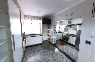 Apartamento com 3 dormitórios para alugar, 160 m² por r$ 5.671,00/mês - vila assunção - santo andré/sp