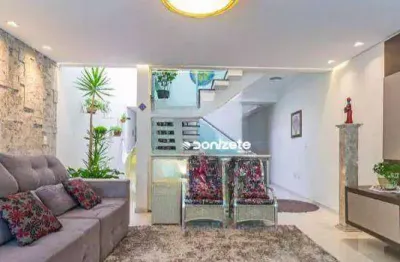 Sobrado à venda, 195 m² por r$ 1.595.000,00 - vila assunção - santo andré/sp