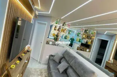 Cobertura com 2 dormitórios à venda, 87 m² por r$ 670.000,00 - campestre - santo andré/sp