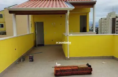 Cobertura com 2 dormitórios à venda, 104 m² por r$ 419.990,00 - vila camilópolis - santo andré/sp