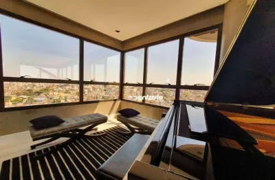 Apartamento com 3 dormitórios à venda, 190 m² por r$ 3.500.000,00 - jardim - santo andré/sp