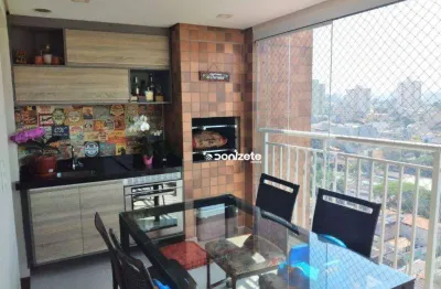 Apartamento com 3 dormitórios à venda, 86 m² por r$ 746.000,00 - vila valparaíso - santo andré/sp