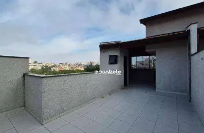 Cobertura com 2 dormitórios à venda, 90 m² por r$ 460.000,00 - vila assunção - santo andré/sp