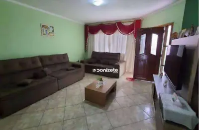 Sobrado com 3 dormitórios à venda, 263 m² por r$ 749.990,00 - jardim rina - santo andré/sp