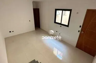 Cobertura com 2 dormitórios à venda, 80 m² por r$ 423.000,00 - jardim alvorada - santo andré/sp