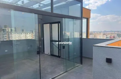 Cobertura com 2 dormitórios à venda, 76 m² por r$ 700.000,00 - campestre - santo andré/sp
