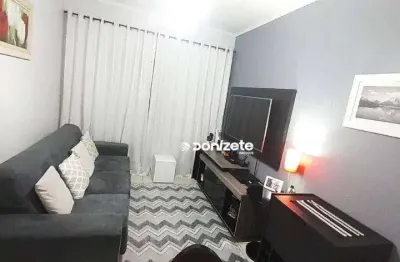 Apartamento com 2 dormitórios à venda, 69 m² por r$ 420.000,00 - campestre - santo andré/sp