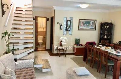 Sobrado com 3 dormitórios à venda, 154 m² por r$ 930.000,00 - jardim paraíso - santo andré/sp