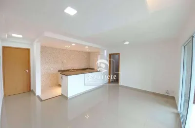 Apartamento com 3 dormitórios para alugar, 95 m² por r$ 4.620,00/mês - vila assunção - santo andré/sp
