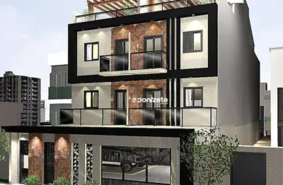 Cobertura com 2 dormitórios à venda, 83 m² por r$ 580.000,00 - jardim bela vista - santo andré/sp