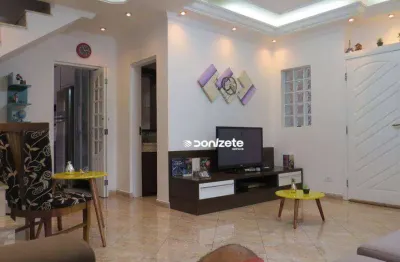 Sobrado com 3 dormitórios à venda, 170 m² por r$ 1.300.000,00 - parque jaçatuba - santo andré/sp