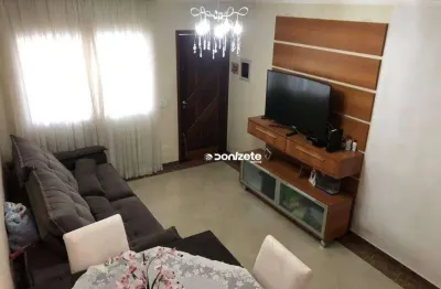 Sobrado com 2 dormitórios à venda, 93 m² por r$ 679.000,00 - vila alzira - santo andré/sp