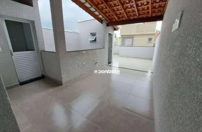 Cobertura à venda, 96 m² por r$ 437.700,00 - vila pires - santo andré/sp