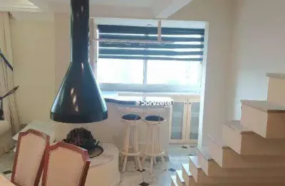 Cobertura com 2 dormitórios, 165 m² - venda por r$ 1.050.000,00 ou aluguel por r$ 4.675,00/mês - vila léa - santo andré/sp