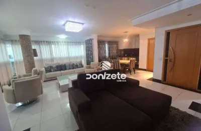 Apartamento com 3 dormitórios para alugar, 169 m² por r$ 9.913,45/mês - jardim - santo andré/sp