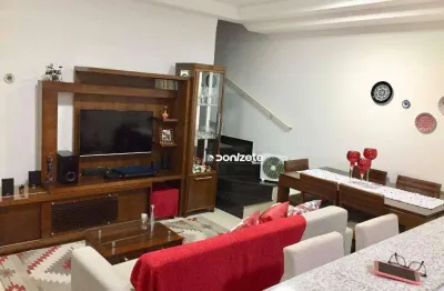 Cobertura com 3 dormitórios à venda, 145 m² por r$ 690.000,00 - vila scarpelli - santo andré/sp