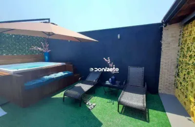 Cobertura com 3 dormitórios à venda, 134 m² por r$ 849.990,00 - paraíso - santo andré/sp