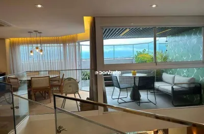 Cobertura com 2 dormitórios, 182 m² - venda por r$ 3.500.000,00 ou aluguel por r$ 11.903,00/mês - jardim - santo andré/sp