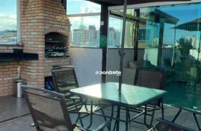 Cobertura com 2 dormitórios à venda, 120 m² por r$ 660.000,00 - paraíso - santo andré/sp