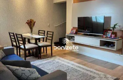 Cobertura com 2 dormitórios à venda, 120 m² por r$ 640.000,00 - paraíso - santo andré/sp