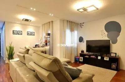 Cobertura com 3 dormitórios à venda, 140 m² por r$ 670.000,00 - vila valparaíso - santo andré/sp