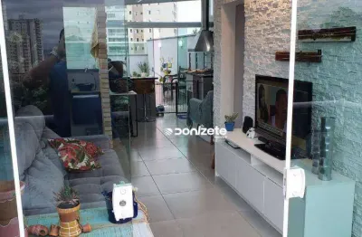 Cobertura à venda, 160 m² por r$ 669.998,00 - vila valparaíso - santo andré/sp
