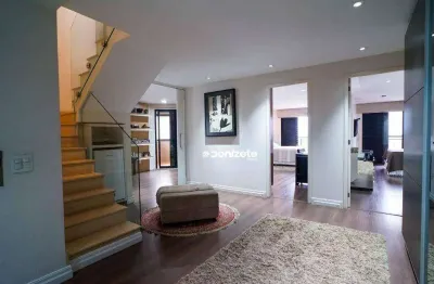 Cobertura à venda, 357 m² por r$ 2.999.999,99 - jardim - santo andré/sp