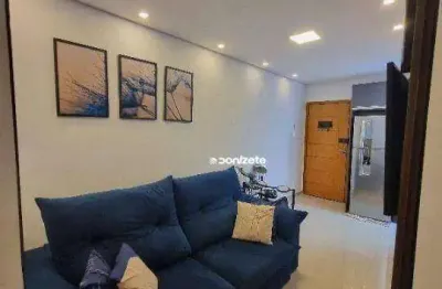 Cobertura a venda com 2 dormitórios , 88 m² utinga - santo andré/sp