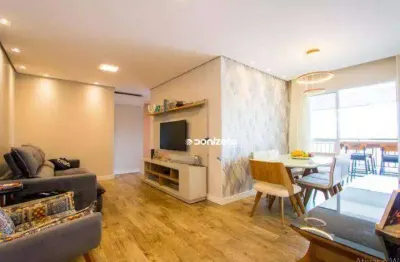 Apartamento com 3 dormitórios à venda, 94 m² por r$ 949.000,00 - vila scarpelli - santo andré/sp