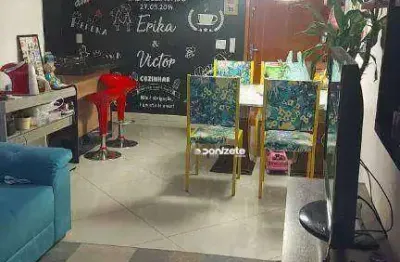 Cobertura com 2 dormitórios à venda, 134 m² por r$ 585.000,00 - vila homero thon - santo andré/sp