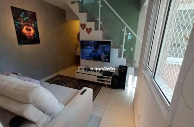 Cobertura com 2 dormitórios à venda, 86 m² por r$ 415.000,00 - vila pires - santo andré/sp