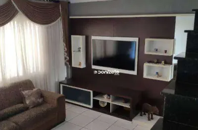 Sobrado à venda, 217 m² por r$ 739.999,90 - vila linda - santo andré/sp