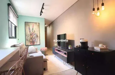 Cobertura com 2 dormitórios à venda, 104 m² por r$ 595.000,00 - vila floresta - santo andré/sp
