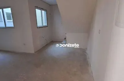 Cobertura com 2 dormitórios à venda, 80 m² por r$ 439.999,90 - vila pires - santo andré/sp