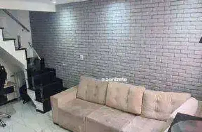 Cobertura com 2 dormitórios à venda, 110 m² por r$ 585.000,00 - vila scapelli - santo andré/sp