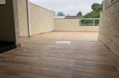 Cobertura com 2 dormitórios à venda, 90 m² por r$ 636.900,00 - jardim bela vista - santo andré/sp