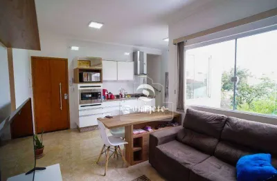 Cobertura com 2 dormitórios à venda, 100 m² por r$ 540.000,00 - campestre - santo andré/sp