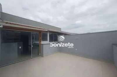 Cobertura com 2 dormitórios para alugar, 90 m² por r$ 3.045,00/mês - santa maria - santo andré/sp