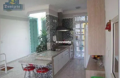 Sobrado com 3 dormitórios à venda, 238 m² por r$ 1.390.000,00 - paraíso - santo andré/sp