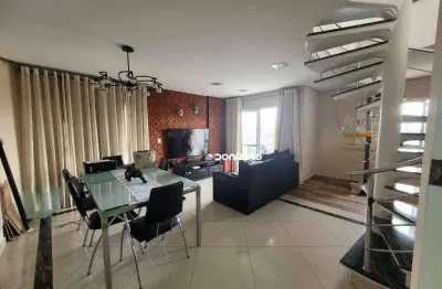 Cobertura com 4 dormitórios à venda, 150 m² por r$ 1.090.000,00 - jardim - santo andré/sp